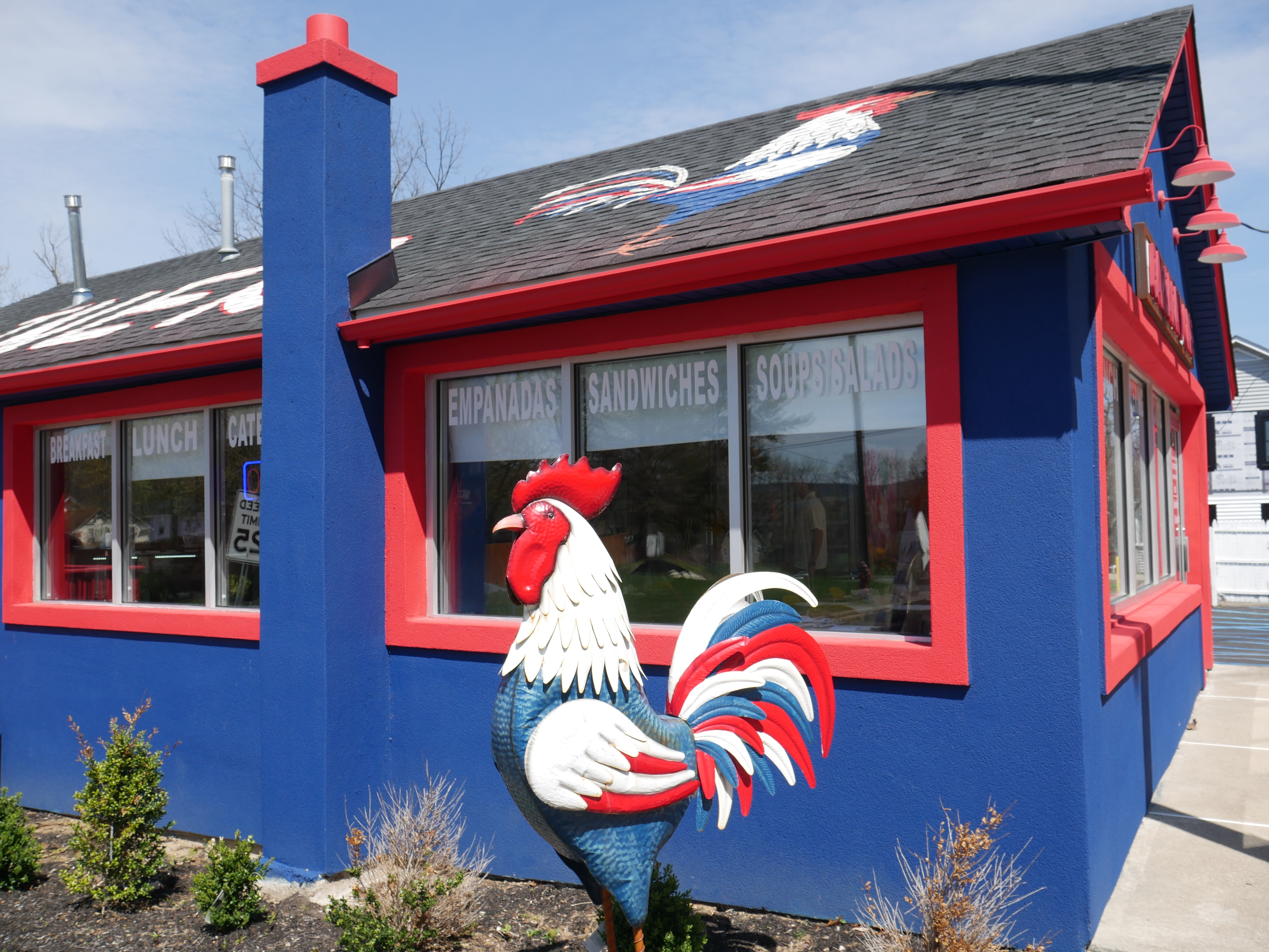Front of Barbara's Cafe in Oxford, New Jersey
